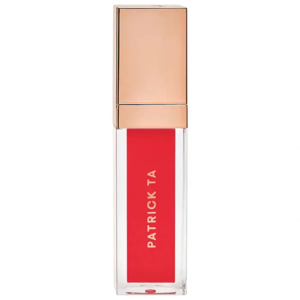 🆕 PATRICK TA Major Volume Plumping Lip Gloss - Full Syringe (sheer red) NIB